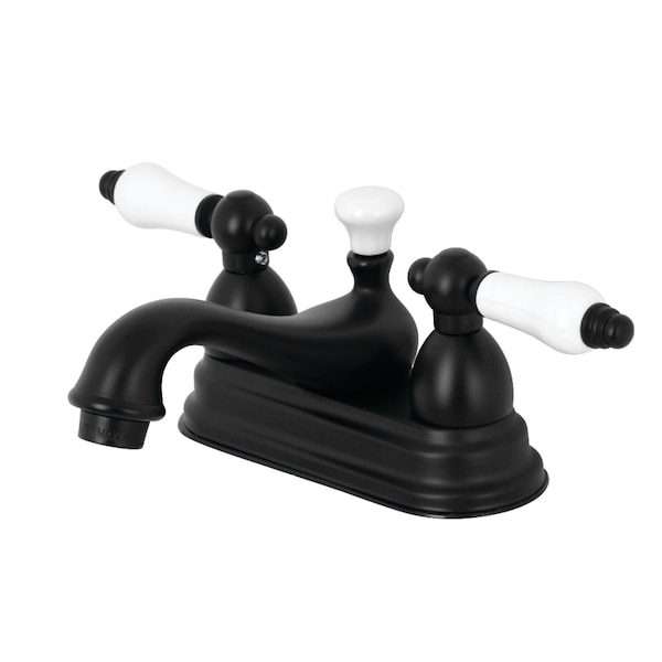 Kingston Brass KS3600PL 4" Centerset Bathroom Faucet, Matte Black KS3600PL - main